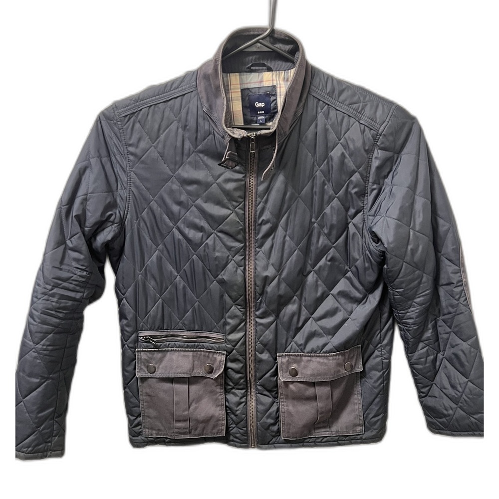 Navy Gap Puff Jacket - image 1